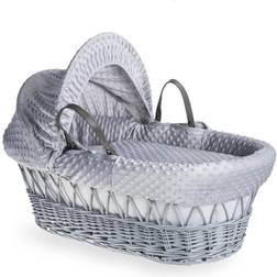 Clair De Lune Dimple Wicker Moses Basket