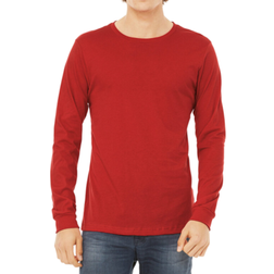 Bella+Canvas 3501 Unisex Jersey Ls Tee - Red