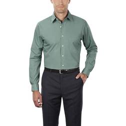 Van Heusen Men's Regular Fit Poplin Dress Shirt - Ocean Mist