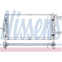 Nissens 69016 radiator, motorkylning