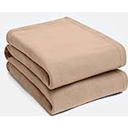 Dreamscene Warm Soft Plain Fleece Blankets