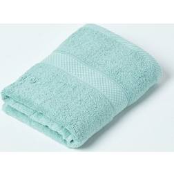 Homescapes Cotton Hand Sea Sea Guest Towel Green