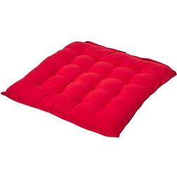 Homescapes Button Straps Chair Cushions Red (39.9x39.9cm)
