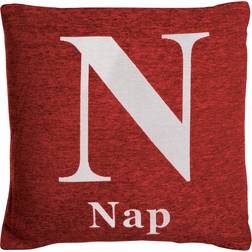 Premier Housewares Words 'Nap' Complete Decoration Pillows Red