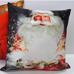 Rapport Santa Father Christmas Square Scatter Cushion Cover Multicolour