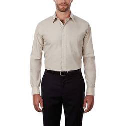 Van Heusen Men's Regular Fit Poplin Dress Shirt - Stone