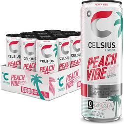 Celsius Sparkling Peach Vibe 355ml 12 pcs