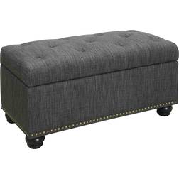 Convenience Concepts Designs4Comfort 7th Avenue Storage Bench