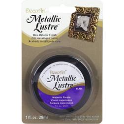 Deco Art metallic lustre wax finish 1oz-majestic purple