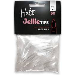 Halo by Pure Nails Gel Nails Jellie Tips Long Soft Tips Refill