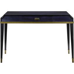 Currey and Company Sapphire Caviar Black Writing Desk