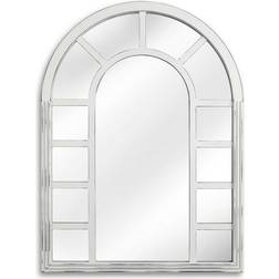 Nielsen Hannah Modern 13 Pane Arched Window Wall Mirror