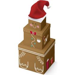 Clairefontaine Shop4allsorts Plush Christmas Gift Gingerbread Eve 3 Storage Box