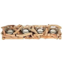 Something Different Driftwood Quadruple Holder Candlestick