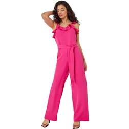 Dusk Frill Detail Wide Leg Jumpsuit