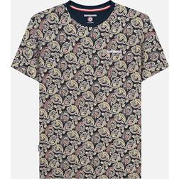 Lambretta mens paisley casual smart retro soul ska casual t-shirt