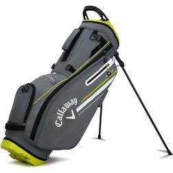 Callaway Golf Chev Stand Bag Charcoal/Flow Yellow