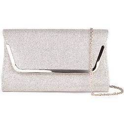 Paradox London Glitter 'Denise' Clutch Bag