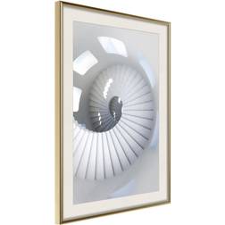 Artgeist Inramad Tavla Spiral Stairs Poster