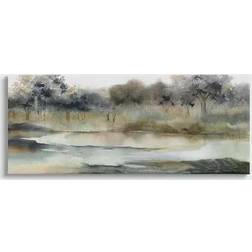 Stupell Trees Lakeside Landscape Canvas Robinson Wall Decor