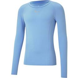 Puma Herren Liga Baselayer Tee Ls Performance, Team Light Blue