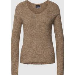 Pieces V-neck Knitted Pullover