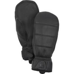 Hestra Alpine Leather Primaloft Mitt - Black