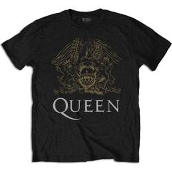 Queen t-shirt crest men's black