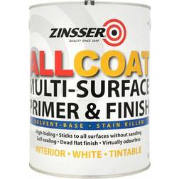 Zinsser Allcoat Solvent Based Stain Killer Dead Flat White