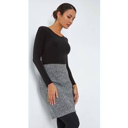 Roman Smart Textured Stretch Skirt