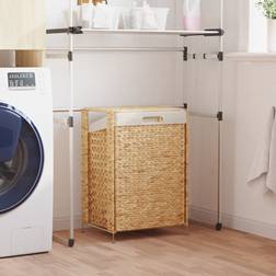 vidaXL Tvättkorg 44x34x64 vattenhyacint