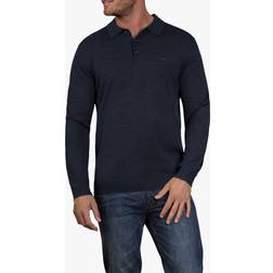 Raging Bull Long Sleeve Knitted Polo