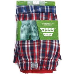 Duke Plaid D555 Kingsize Woven Boxer Shorts 2 Pairs