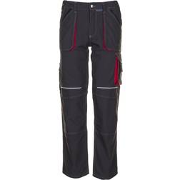 Planam Bundhose Basalt anthrazit/rot