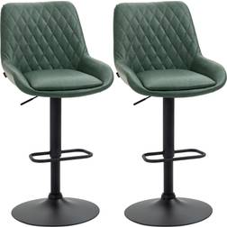 Homcom Retro Bar Stool 2pcs