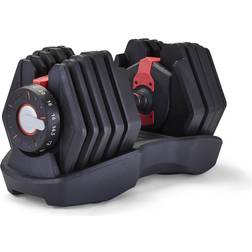 Strongology Pentabell Single Home Fitness Black And Red Adjustable Smart Dumbbell From 2kg Up To 22kg