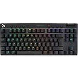 Logitech PRO X TKL Tastiera RF Senza Fili + Bluetooth Tedesco Nero