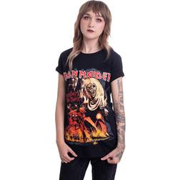 Iron Maiden number of the beast graphic t-shirt official