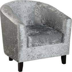 SECONIQUE Hammond Crushed Velvet Kitchen Chair