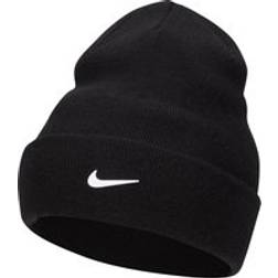 Nike Kid's Peak Swoosh Beanie - Black/White