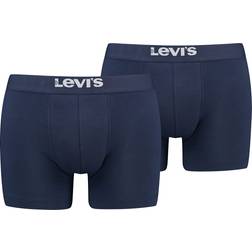 Levi's Solid Basic Boxer - Blå/Hvid