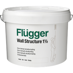 Flügger Wall Structure 1 1/2 Väggfärg White 10L