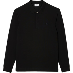 Lacoste Smart Paris Long Sleeve Stretch Polo Shirt - Black