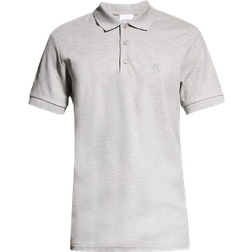 Burberry Monogram Motif Polo Shirt - Pale Grey Melange