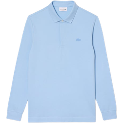 Lacoste Smart Paris Long Sleeve Stretch Polo Shirt - Pastel Blue