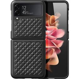 Dux ducis Venice Samsung Galaxy Z Flip4 Läderbeklätt Skal Svart
