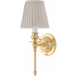 Karlskrona Lampfabrik Ribbing Brass Väggarmatur