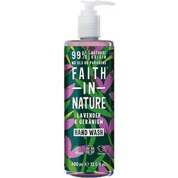 Faith in Nature Lavender & Geranium Hand Wash Tvål 400ml