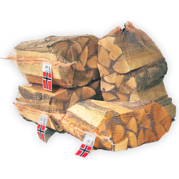 Vedpadora Birch Wood 40 L 15 kg Ved Storsekk