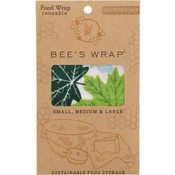 Bee's Wrap Bienenwachstuch 3er-Pack gemischt Forest Bienenwachstuch